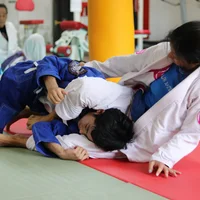 Entrenamiento de jiu jitsu en tatame
