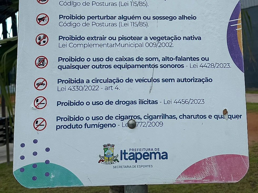 Ciclovía alrededor de la Plaza de Morretes