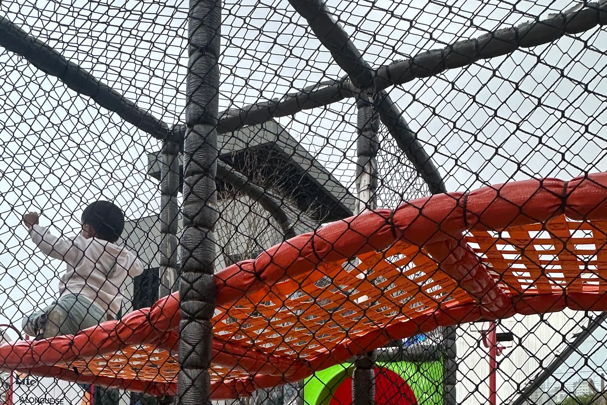 Estructura de mallas del Parque Oporto Porto Belo